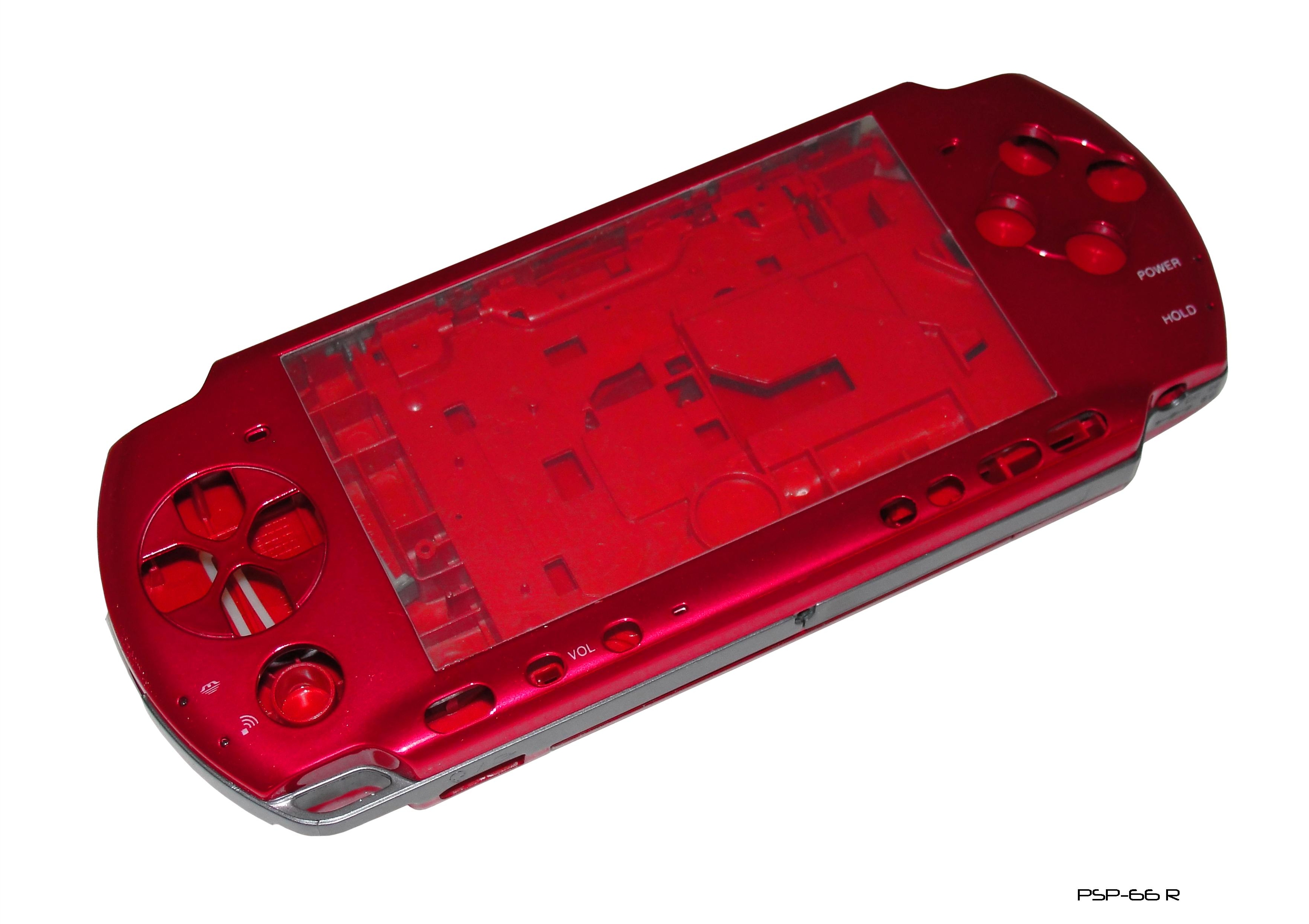 New PSP Slim 3000 Red Full Console Housing Replacement ...